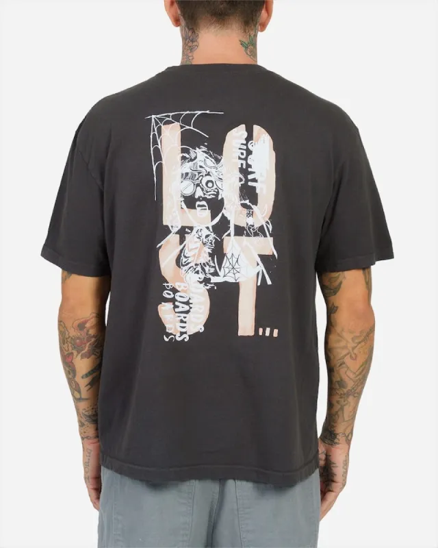 Lost ENTERPRISES Surf Bored Boxy Tee - VINTAGE BLACK sold by Sun Diego Boardshops