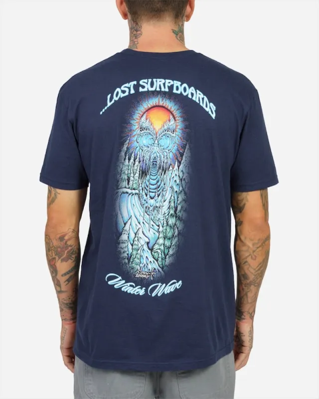 Lost ENTERPRISES Winter Wave Tee - NAVY sold by Sun Diego Boardshops