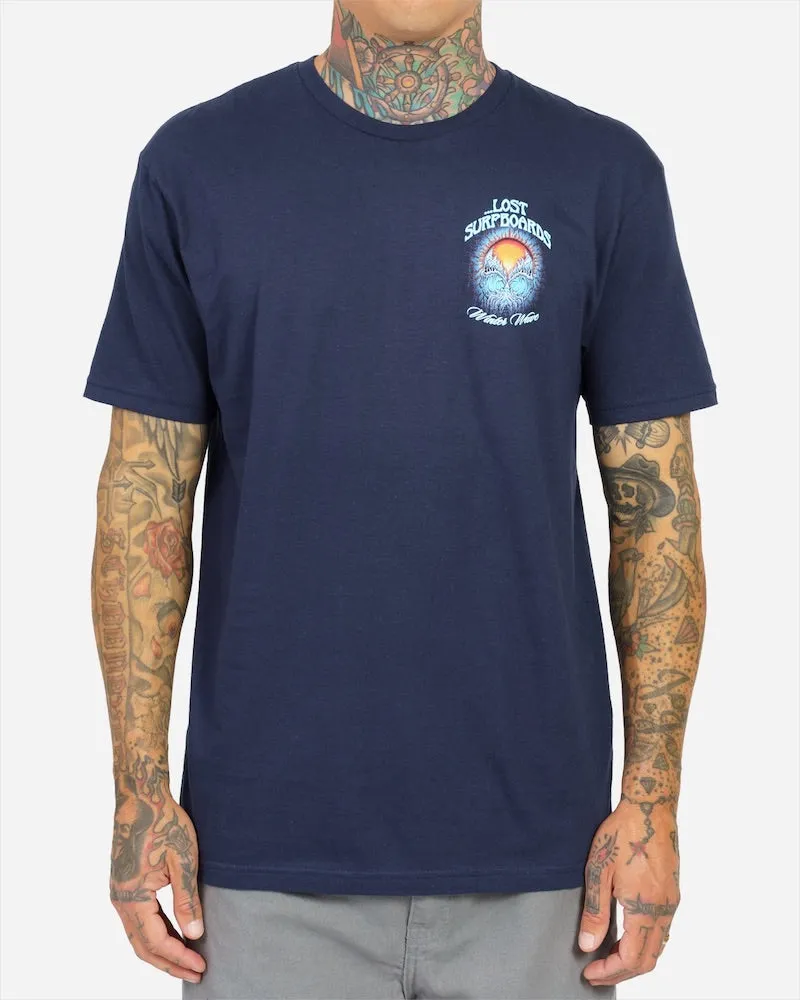 Lost ENTERPRISES Winter Wave Tee - NAVY sold by Sun Diego Boardshops product image thumbnail 2