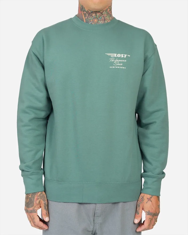 Lost ENTERPRISES Pro-Formance Crewneck - AGAVE sold by Sun Diego Boardshops product image thumbnail 2