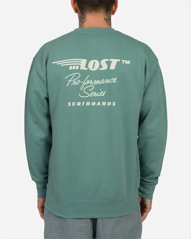 Lost ENTERPRISES Pro-Formance Crewneck - AGAVE sold by Sun Diego Boardshops