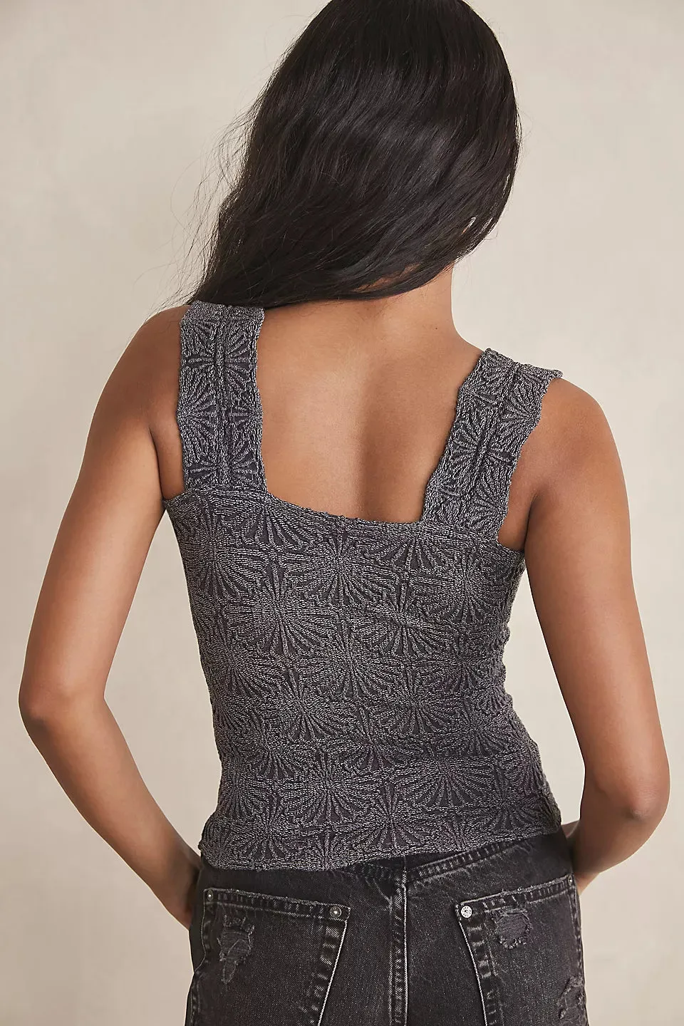 Free People Love Letter Cami - Black sold by Sun Diego Boardshops product image thumbnail 2