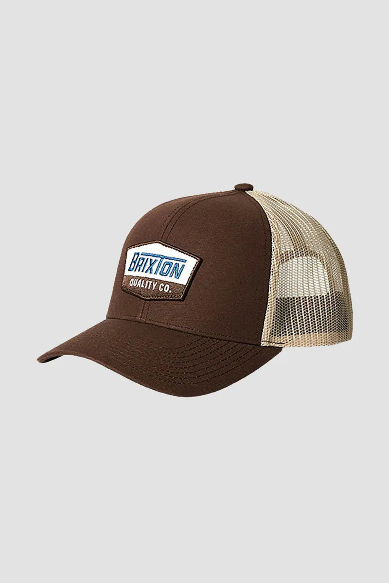 Brixton Regal Netplus Trucker Hat - PINECONE BROWN/OFF WHITE sold by Sun Diego Boardshops