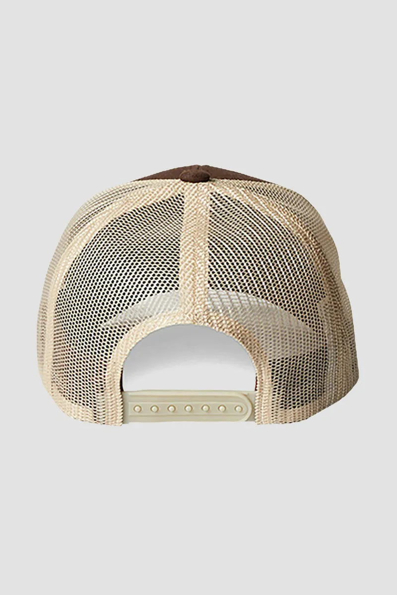 Brixton Regal Netplus Trucker Hat - PINECONE BROWN/OFF WHITE sold by Sun Diego Boardshops product image thumbnail 2
