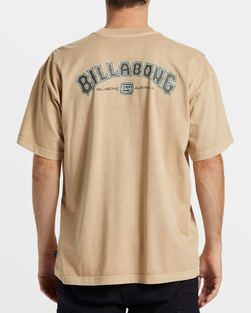 Billabong Arch Wave OG Wave Washed T-Shirt - HAZEL sold by Sun Diego Boardshops