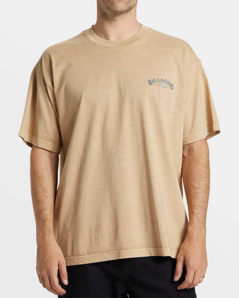 Billabong Arch Wave OG Wave Washed T-Shirt - HAZEL sold by Sun Diego Boardshops product image thumbnail 2