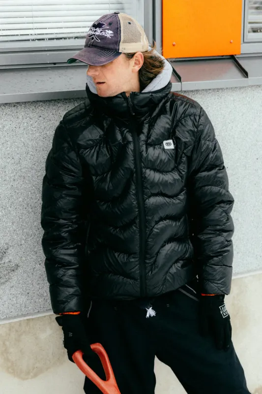686 Enterprises Sub-Zero Hi Hooded Puffer Jacket - BLACK sold by Sun Diego Boardshops