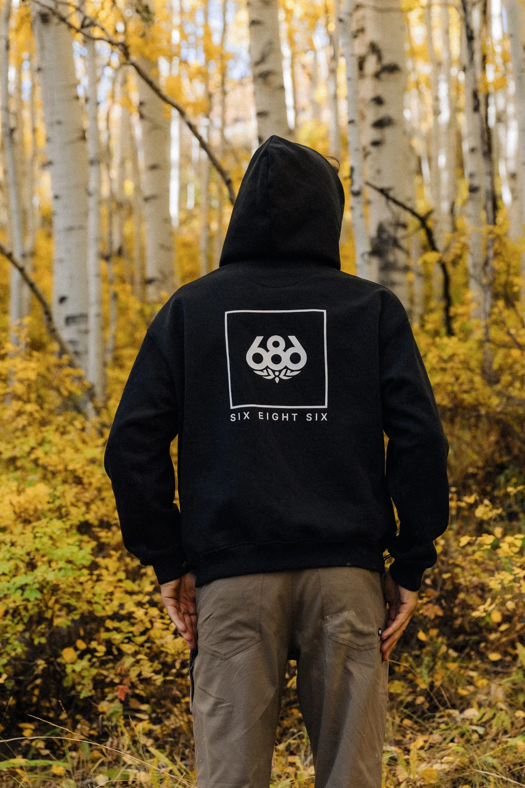 686 Enterprises Knockout Script Premium Heavyweight Zip Hoody - BLACK sold by Sun Diego Boardshops