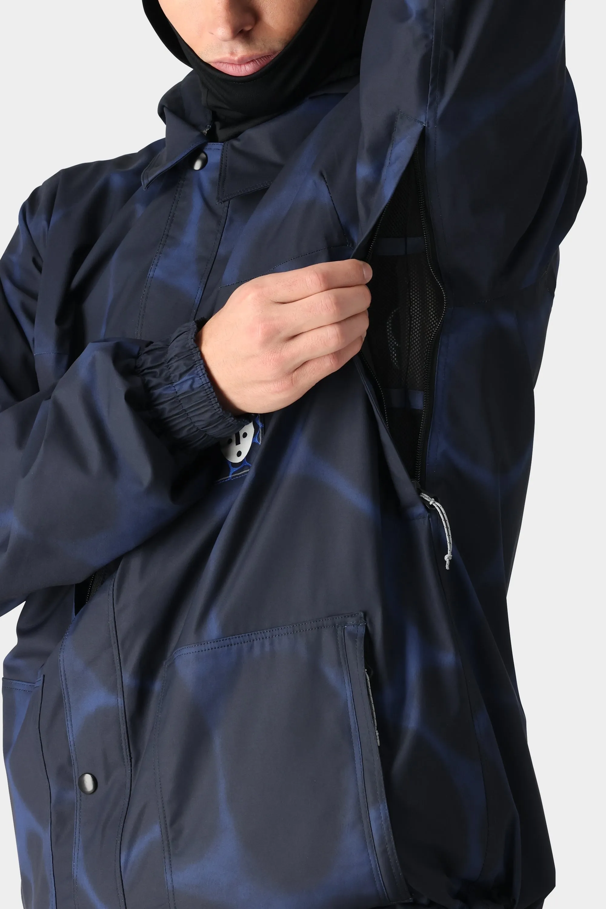 686 Enterprises Dojo Jacket - BLUE AIRBRUSH sold by Sun Diego Boardshops product image thumbnail 4