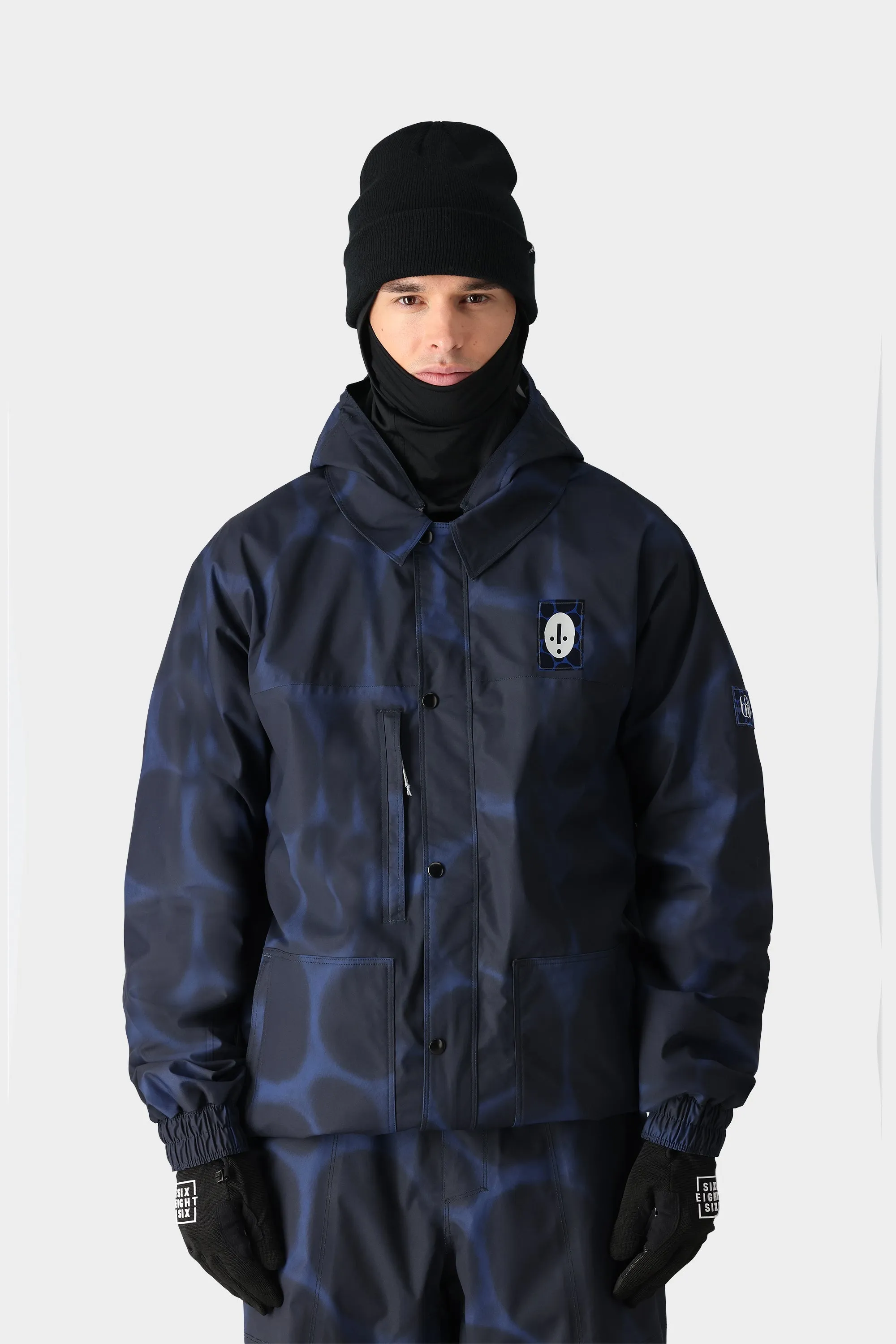 686 Enterprises Dojo Jacket - BLUE AIRBRUSH sold by Sun Diego Boardshops product image thumbnail 2