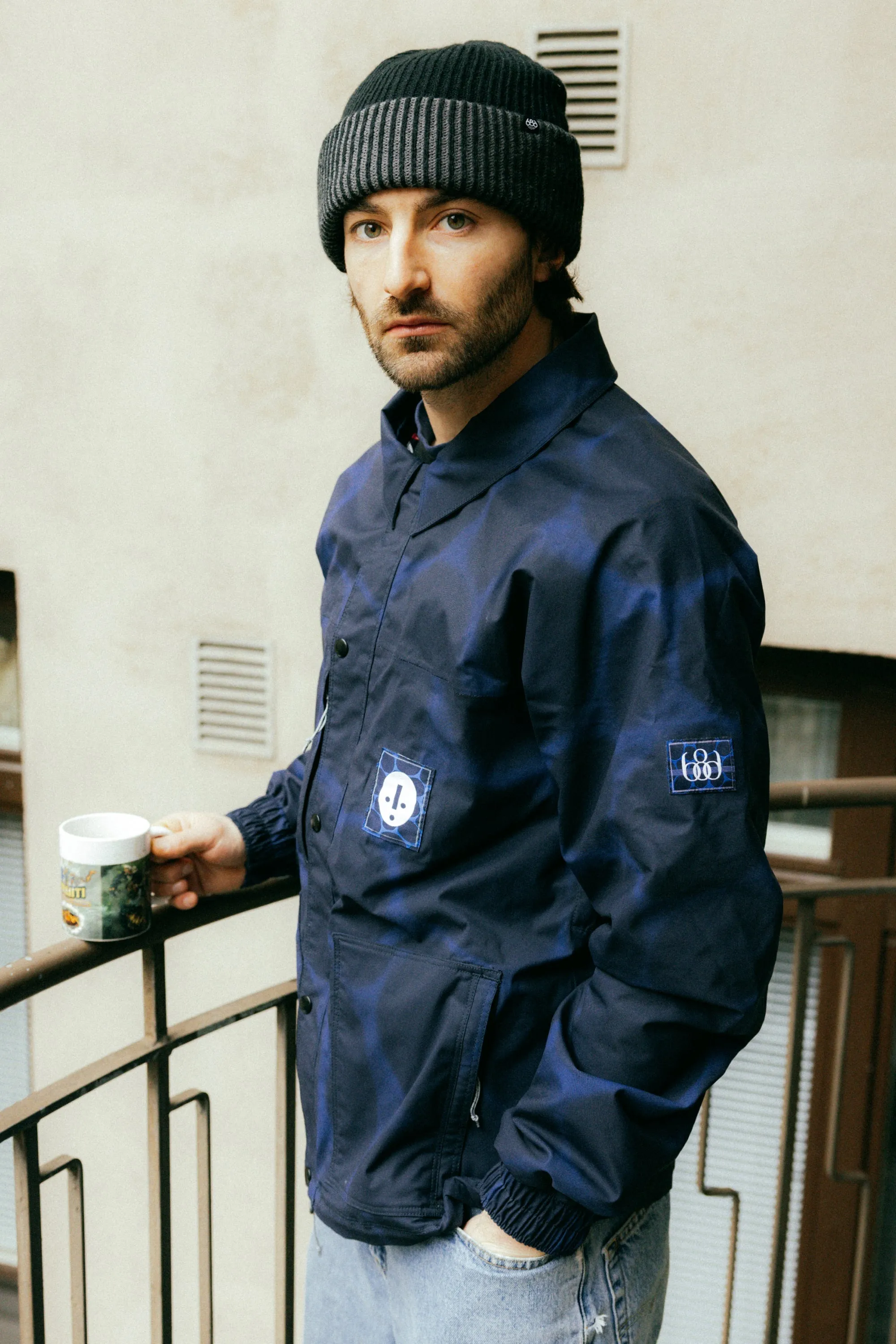 686 Enterprises Dojo Jacket - BLUE AIRBRUSH sold by Sun Diego Boardshops