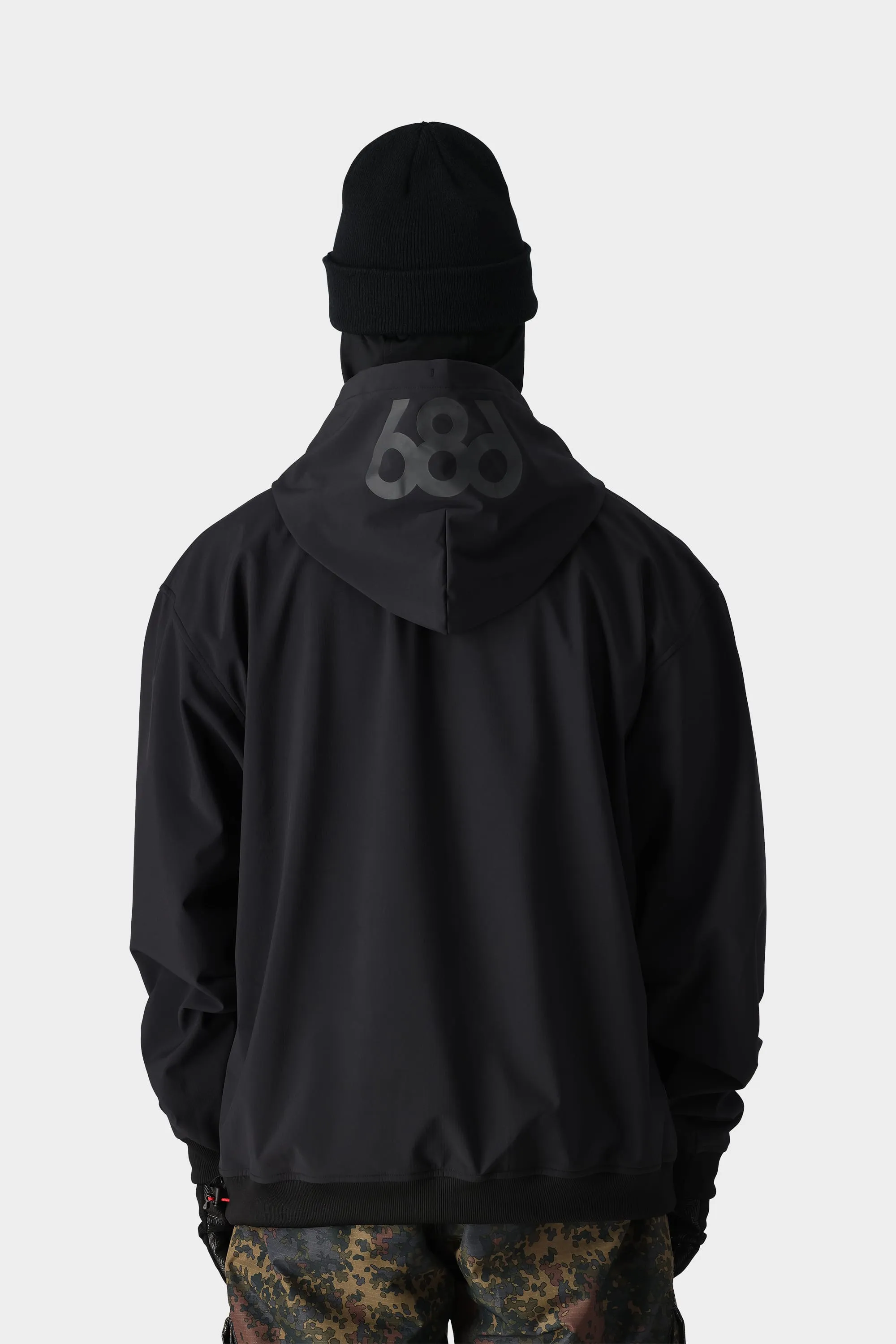 686 Enterprises Waterproof Team Hoody - BLACK sold by Sun Diego Boardshops product image thumbnail 3