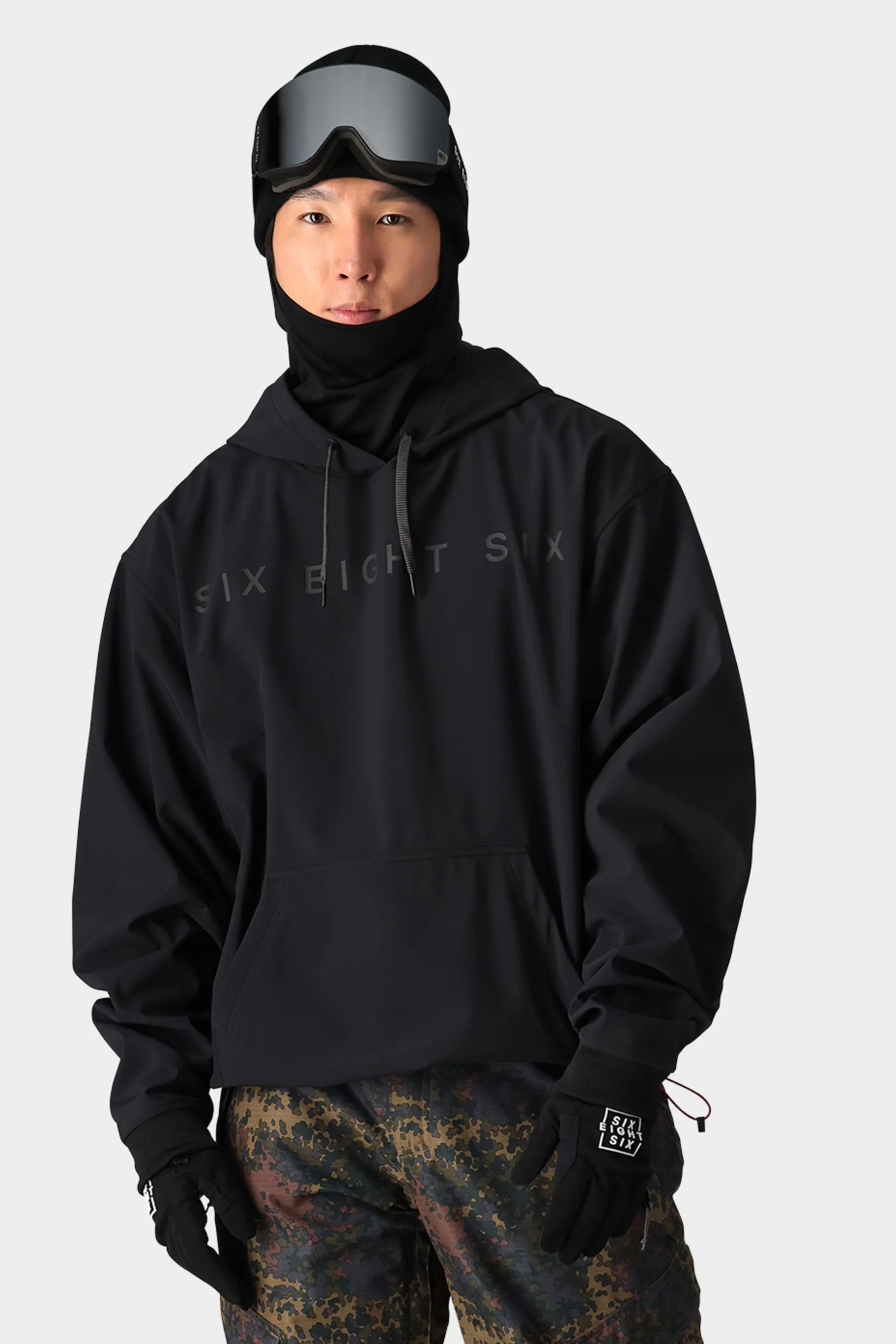 686 Enterprises Waterproof Team Hoody - BLACK sold by Sun Diego Boardshops product image thumbnail 2