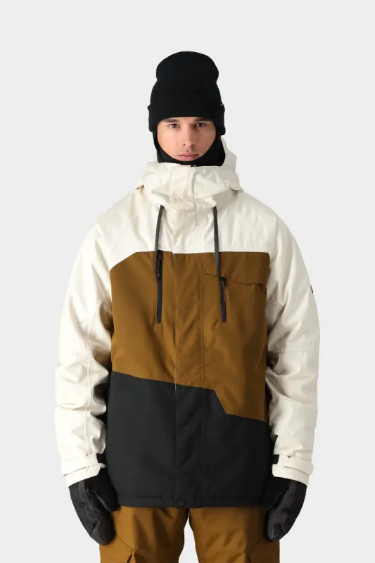 686 Enterprises Geo Insulated Jacket - BIRCH WASH COLORBLOCK sold by Sun Diego Boardshops