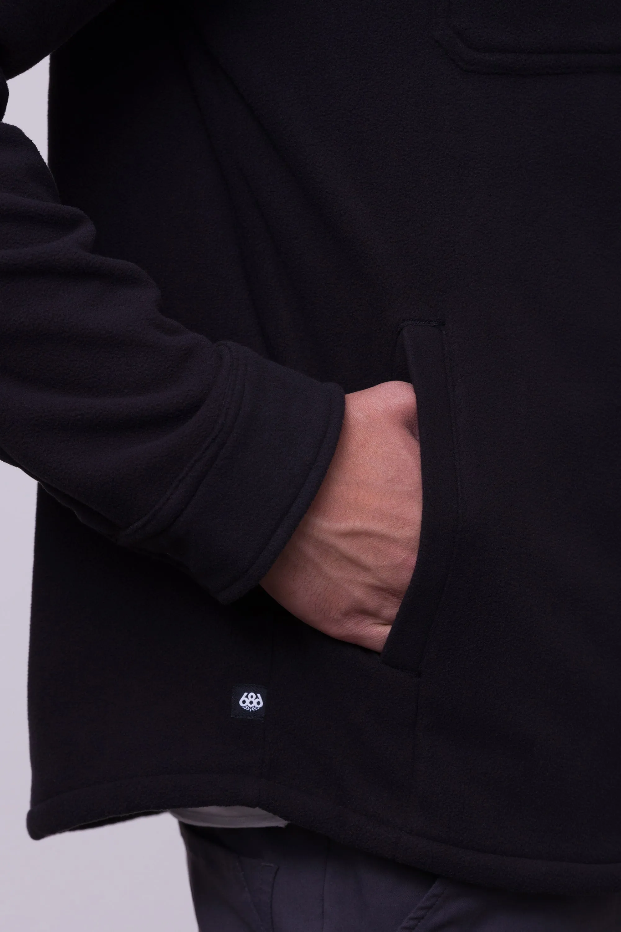 686 Enterprises Sierra Fleece Flannel - BLACK sold by Sun Diego Boardshops product image thumbnail 3