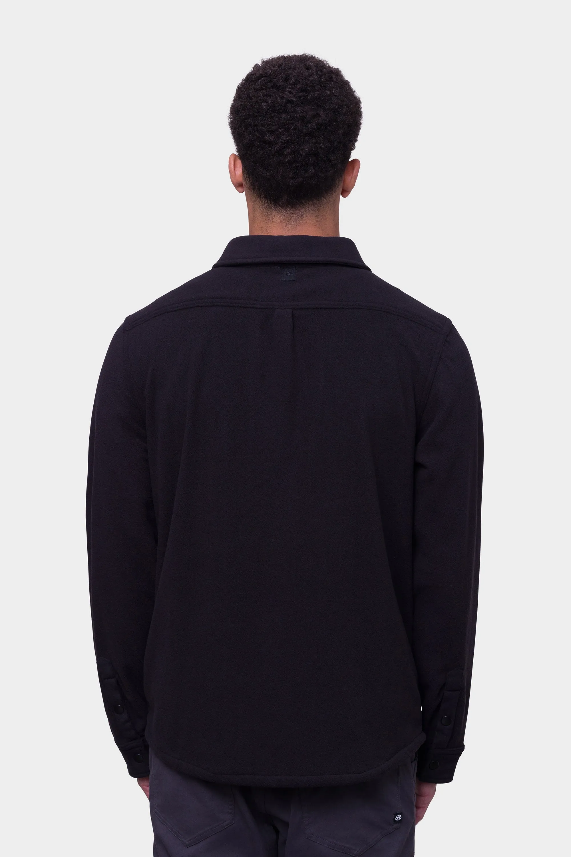 686 Enterprises Sierra Fleece Flannel - BLACK sold by Sun Diego Boardshops product image thumbnail 2