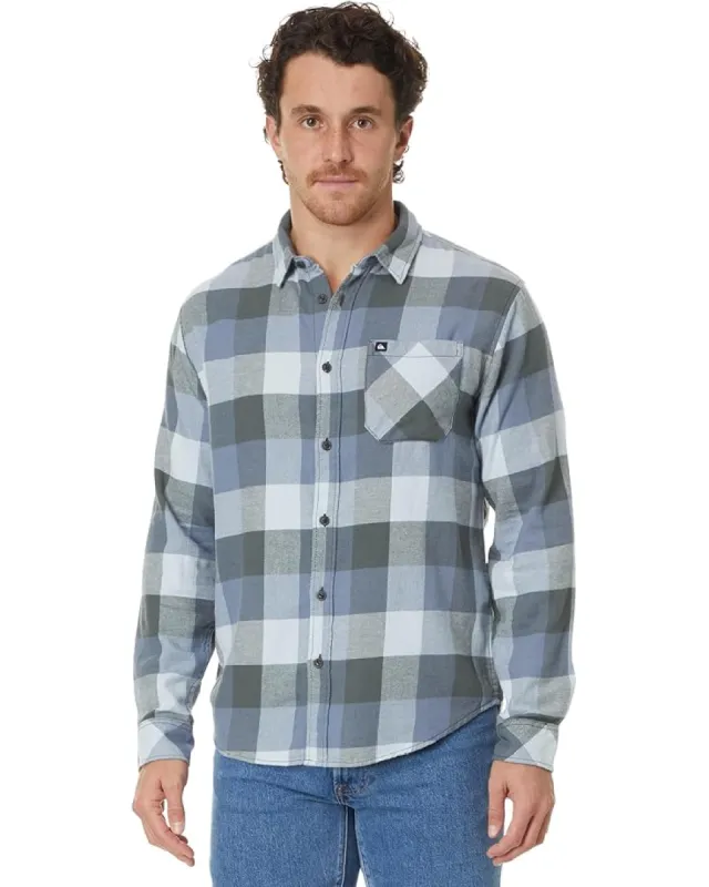 Quiksilver Motherfly Long Sleeve Flannel - URNBAN CHIC sold by Sun Diego Boardshops