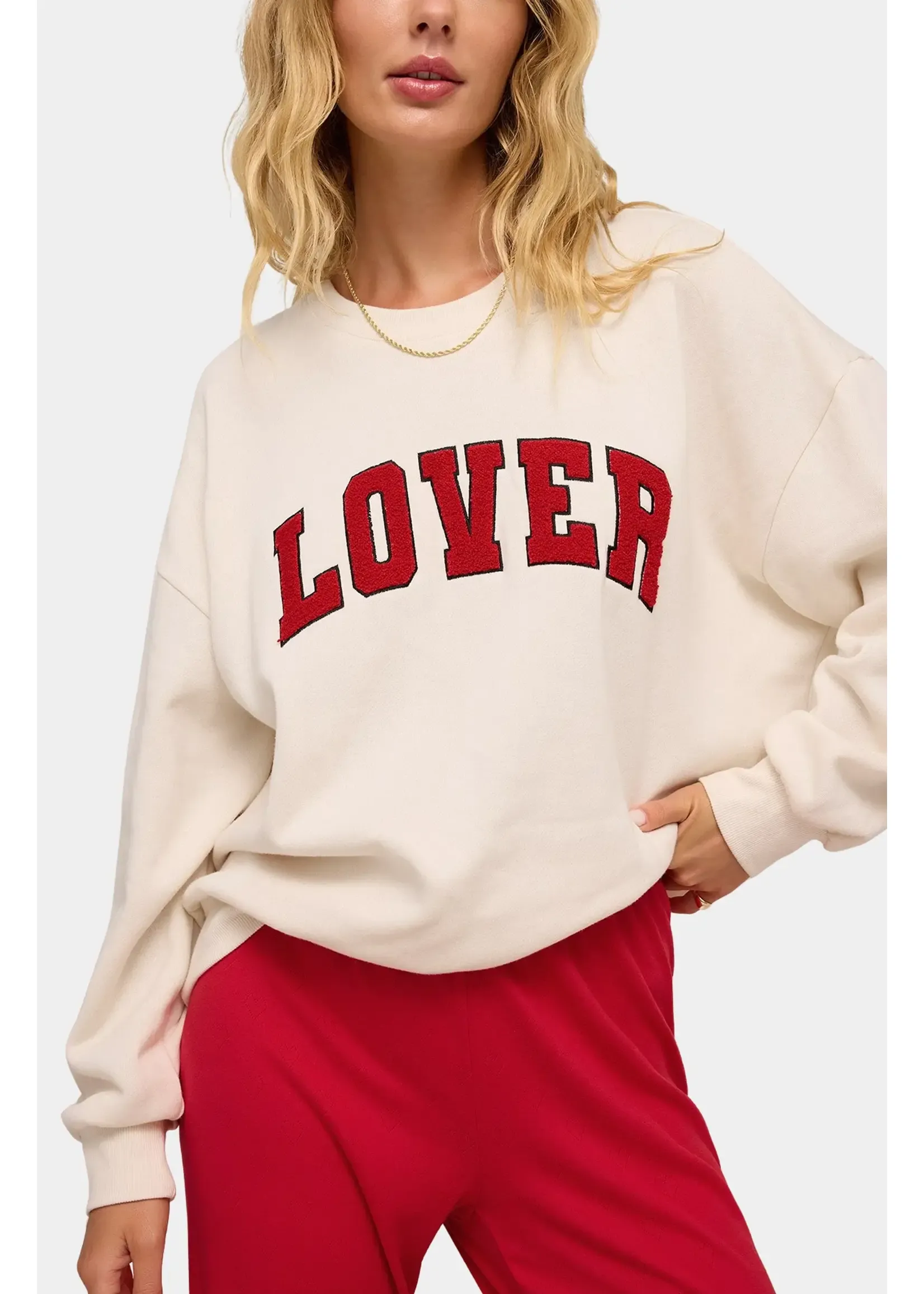 Z-Supply Oversized Lover Sweatshirt - VANILLA ICE sold by Sun Diego Boardshops