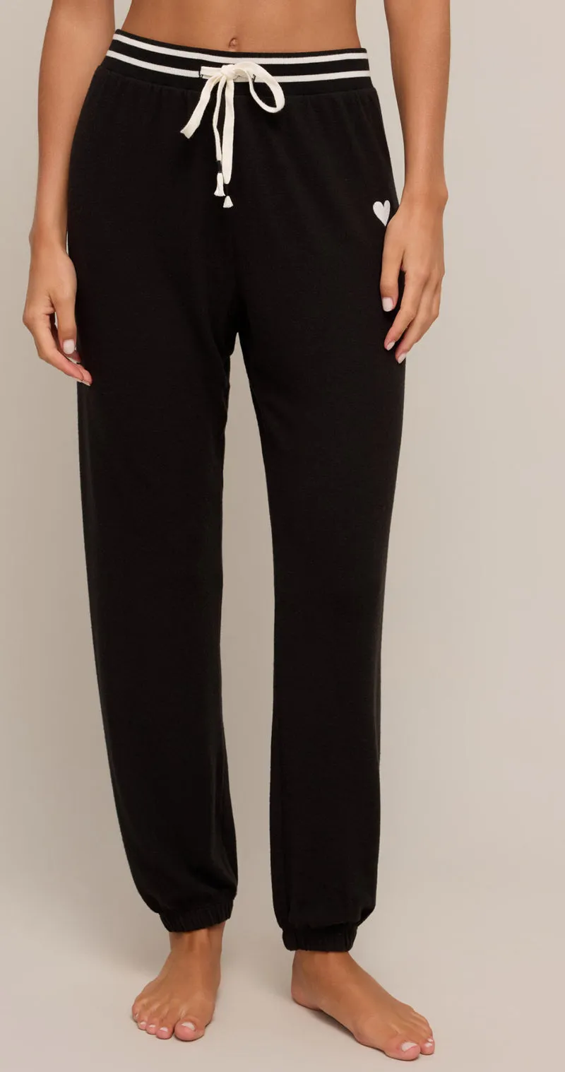 Z-Supply Mon Amour Jogger - BLACK sold by Sun Diego Boardshops
