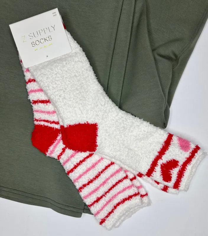 Z-Supply 2-Pack Plus Stripe Socks - VANILLA ICE sold by Sun Diego Boardshops