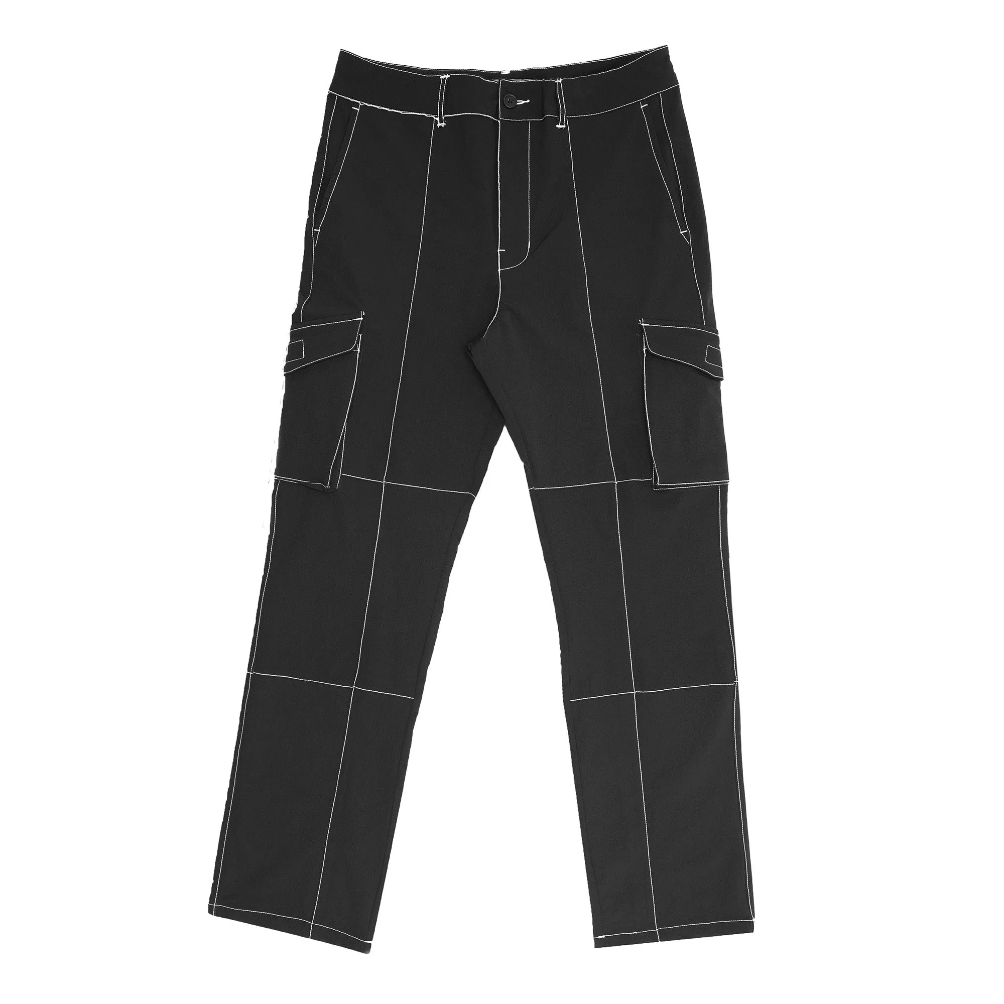 Students Golf Cedric Nylon Cargo Pants - BLACK sold by Sun Diego Boardshops