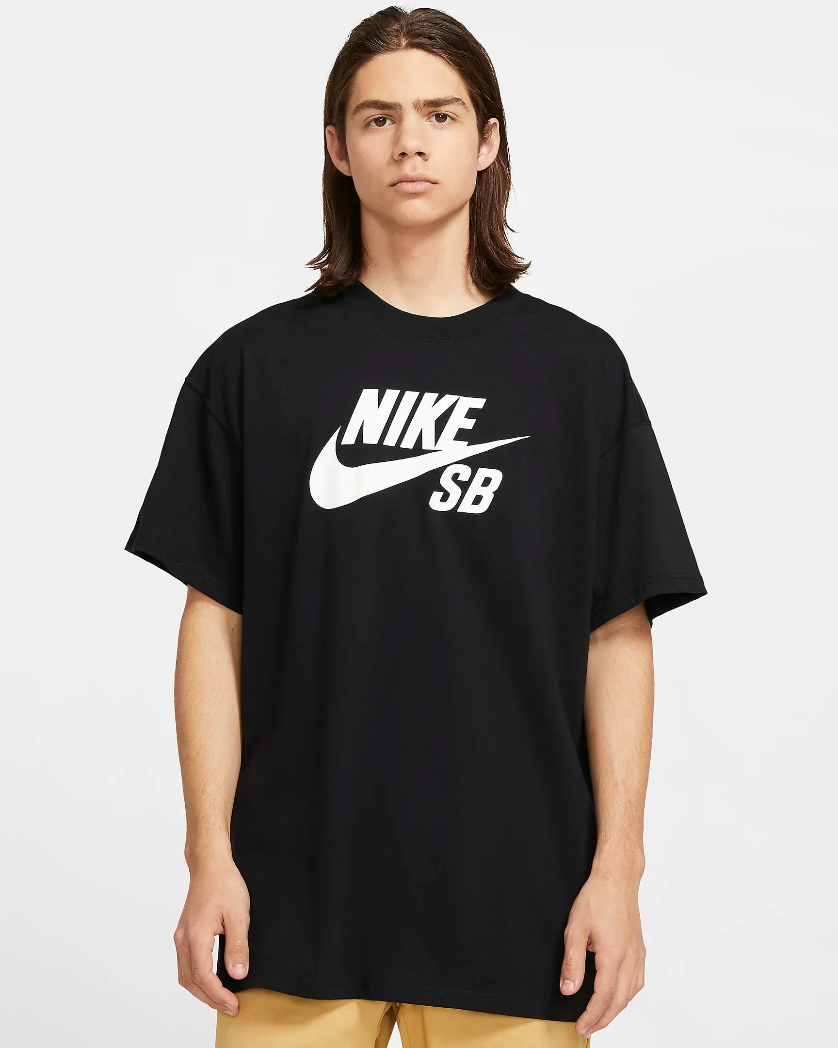 Nike Logo Skate T-Shirt - BLACK/WHITE sold by Sun Diego Boardshops