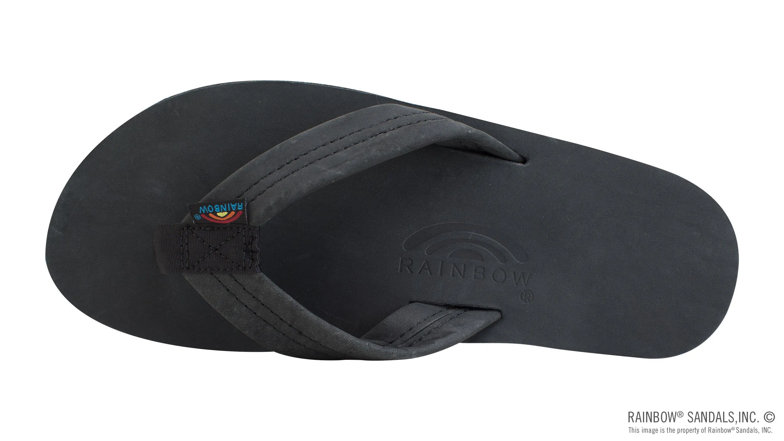 RAINBOW SANDALS Men's Double Layer Premier Leather with Arch Support Sandal - BLACK sold by Sun Diego Boardshops product image thumbnail 2
