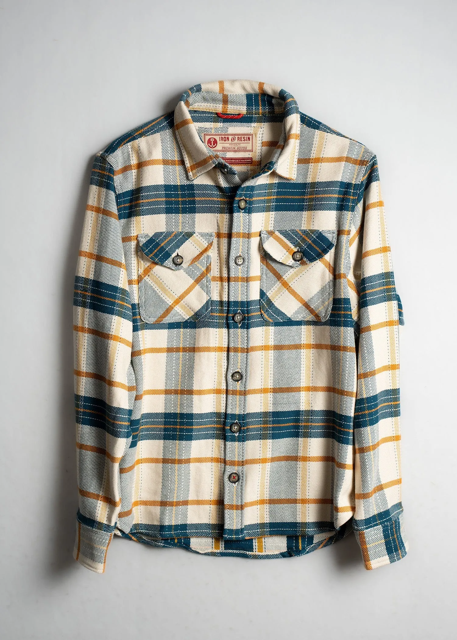 Iron & Resin Turlock Shirt Twill - BLUE sold by Sun Diego Boardshops