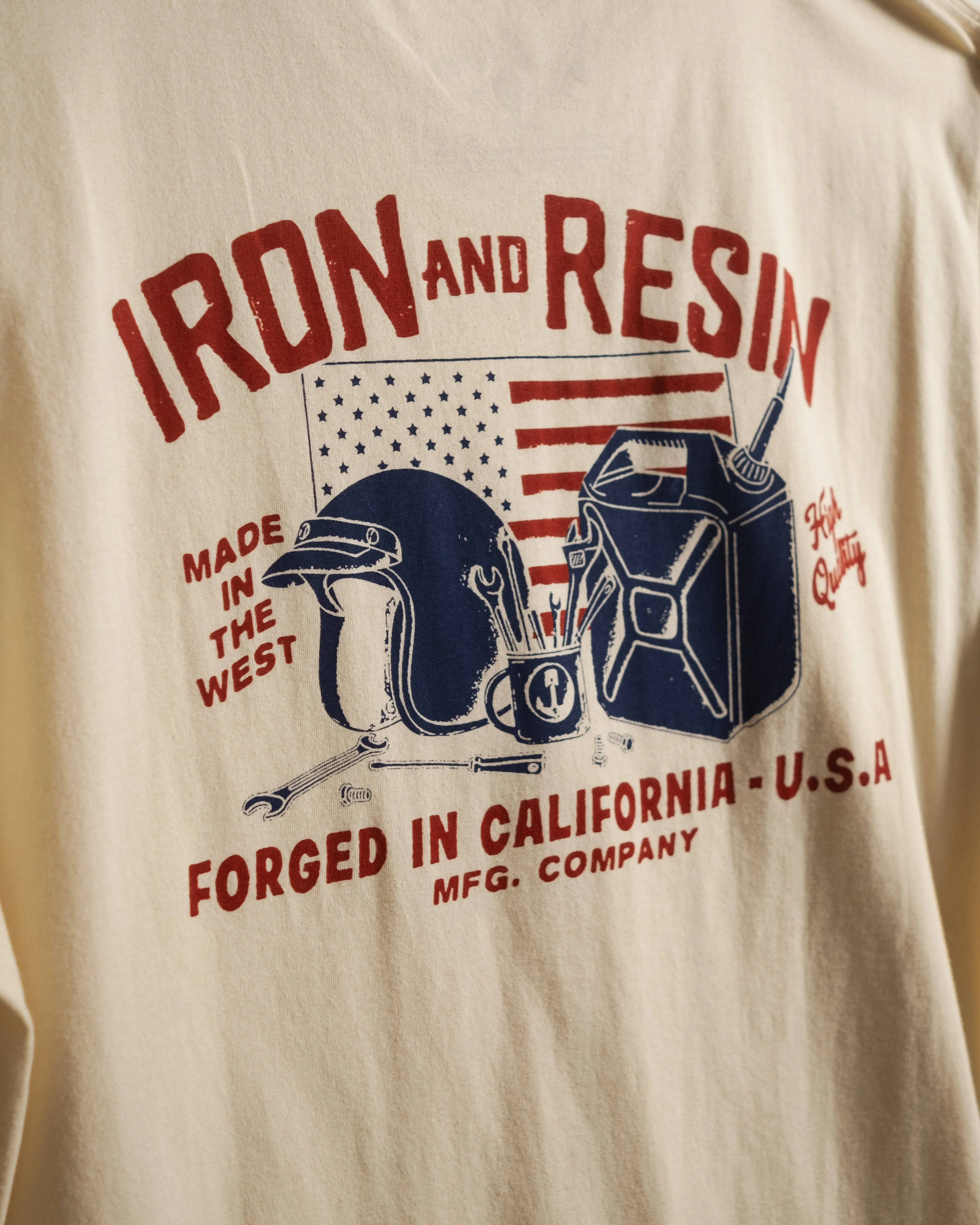 Iron & Resin Shop Bench Tee - NATURAL sold by Sun Diego Boardshops product image thumbnail 4