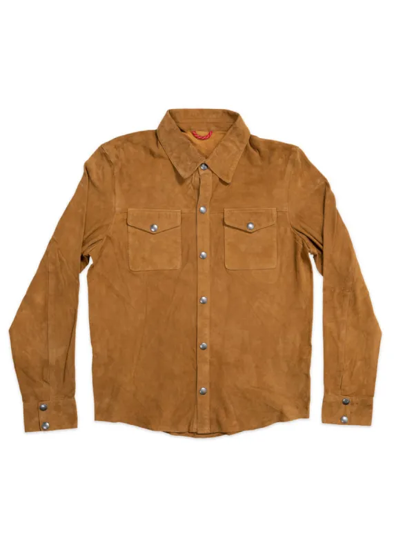 Iron & Resin Roughneck Shirt Jacket - COGNAC sold by Sun Diego Boardshops