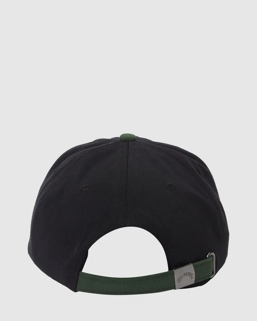 Billabong A/Div Strapback Cap - BLACK/GREEN sold by Sun Diego Boardshops product image thumbnail 3