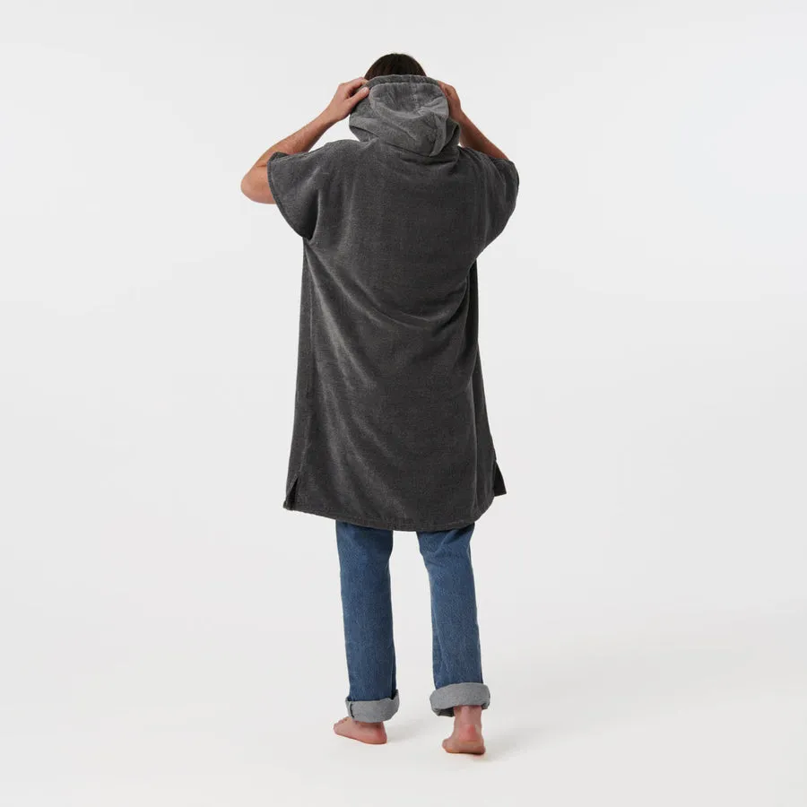 SLOWTIDE The Digs Extra-Warm Poncho - HEATHER GREY sold by Sun Diego Boardshops product image thumbnail 3