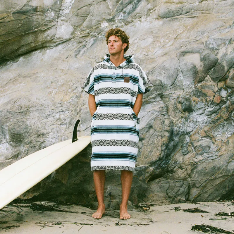 SLOWTIDE Oso Extra-Warm Poncho - WHITE sold by Sun Diego Boardshops