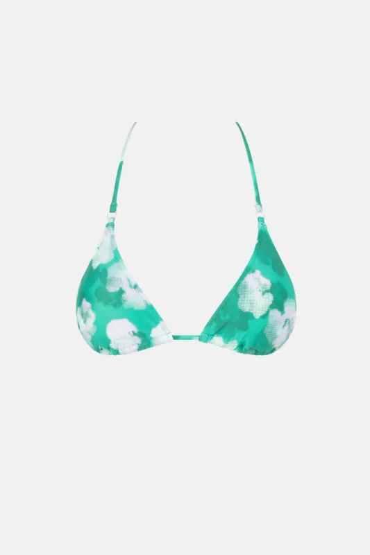 Rhythm Bonita Floral Slide Tri Top - GREEN sold by Sun Diego Boardshops