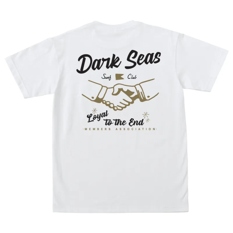 Dark Seas SPEAK EAZY POCKET T-SHIRT - WHITE sold by Sun Diego Boardshops