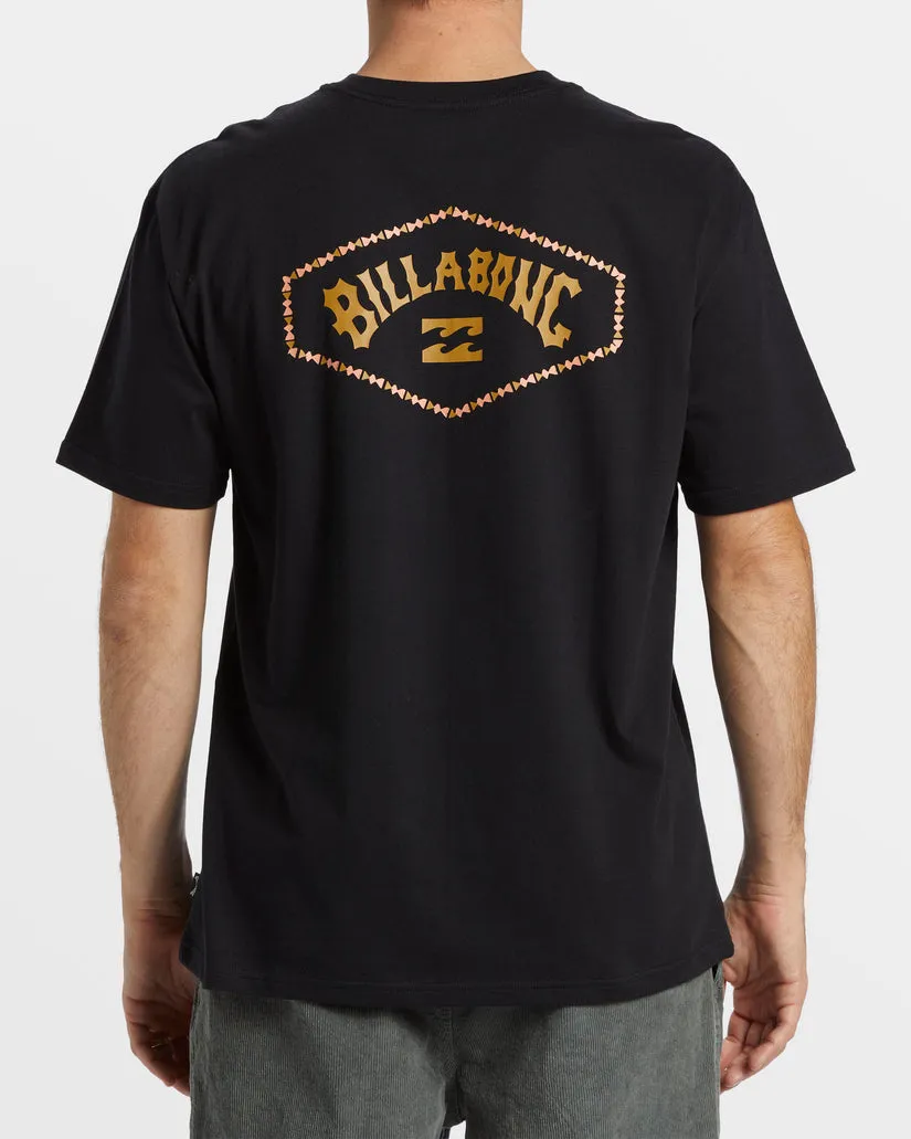Billabong Exit Arch T-Shirt - BLACK sold by Sun Diego Boardshops