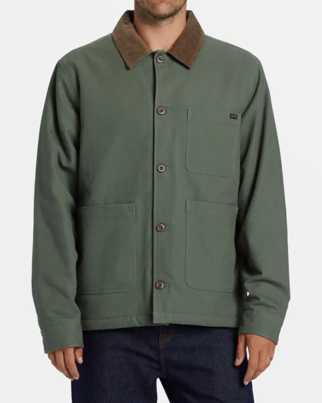 Billabong Chore Sherpa Jacket - HUNTER sold by Sun Diego Boardshops