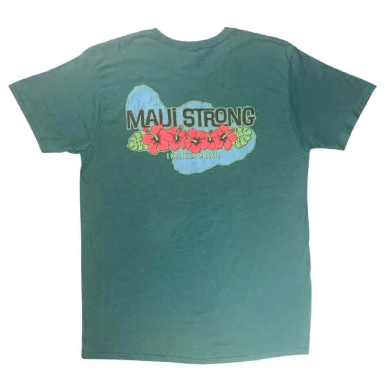 Sun Diego Maui Strong Fundraiser Tee - Cactus Heather sold by Sun Diego Boardshops