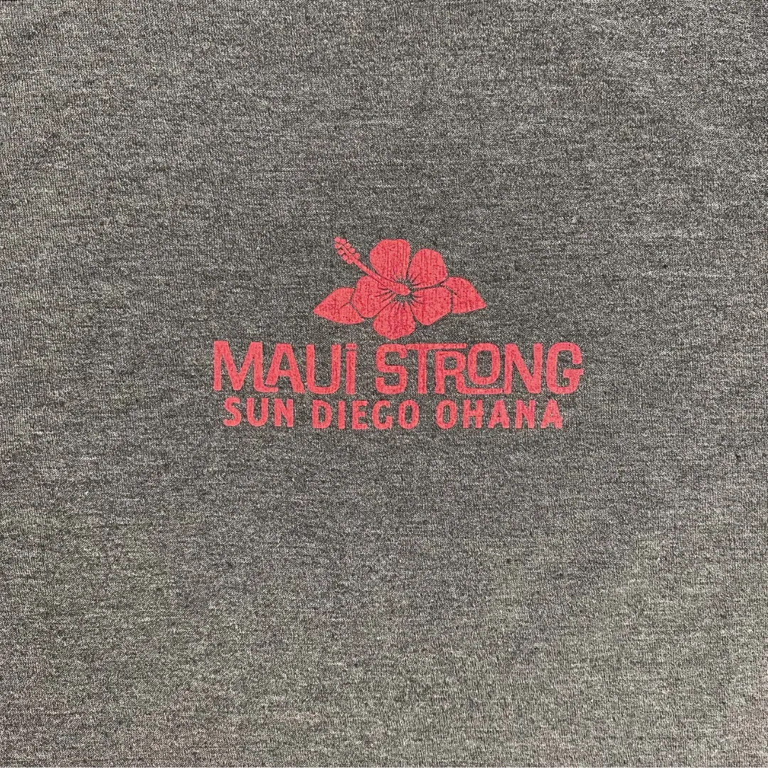 Sun Diego Maui Strong Fundraiser Tee - Charcoal Heather sold by Sun Diego Boardshops product image thumbnail 4