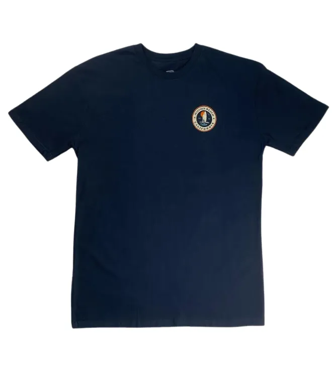 Sun Diego Mission Beach Surf Check Tee - Navy sold by Sun Diego Boardshops product image thumbnail 2