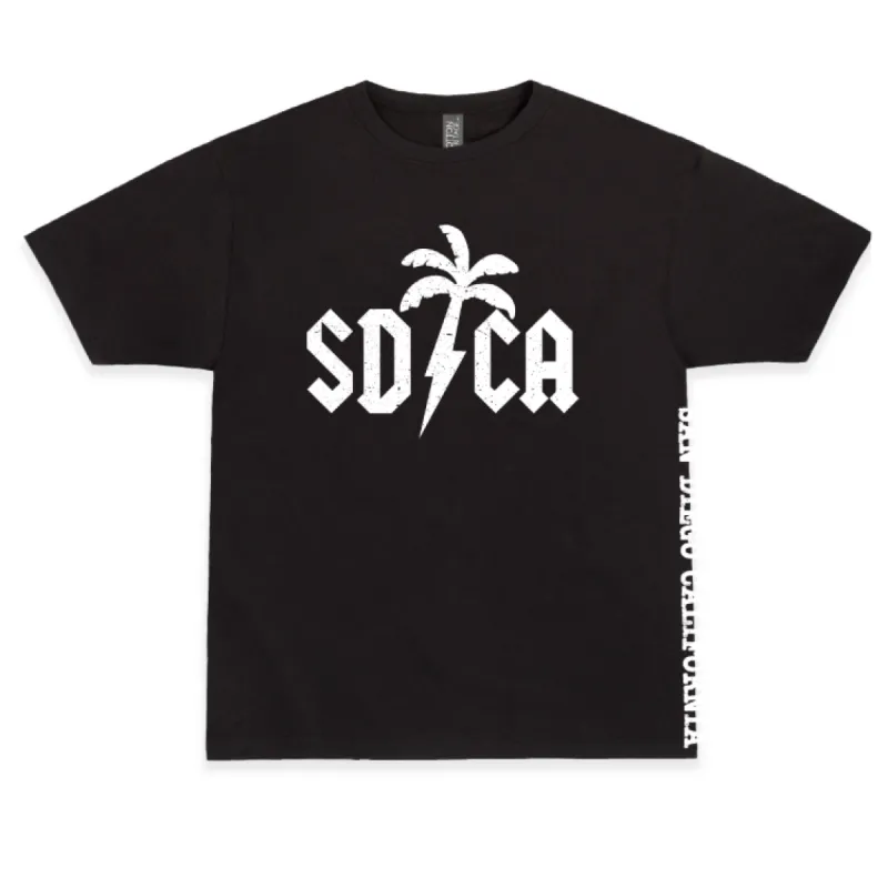 SunDiego Sd/Ca T-shirt - Vintage Black sold by Sun Diego Boardshops