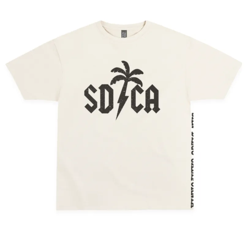 SunDiego Sd/Ca T-shirt - Bone made by Sun Diego Boardshops