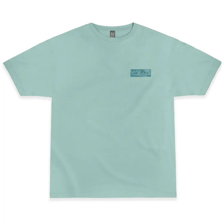 SunDiego Party @ 34 Short Sleeve Tee - Seafoam sold by Sun Diego Boardshops product image thumbnail 2