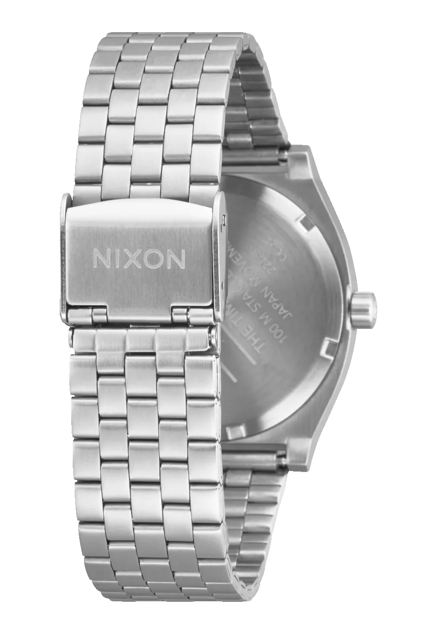 Nixon Time Teller - Silver/Mandarin sold by Sun Diego Boardshops product image thumbnail 3