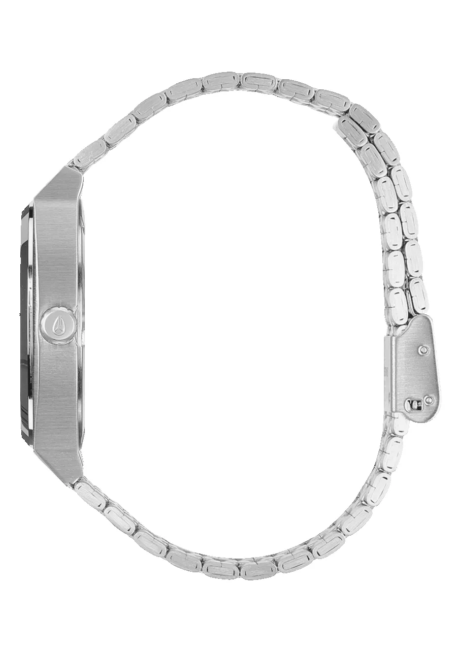 Nixon Time Teller - Silver/Mandarin sold by Sun Diego Boardshops product image thumbnail 4