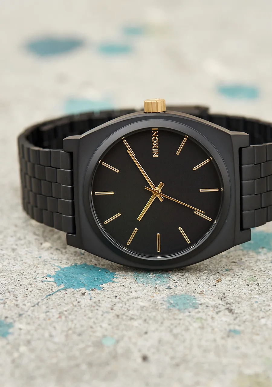Nixon Time Teller - Matte Black Gold sold by Sun Diego Boardshops