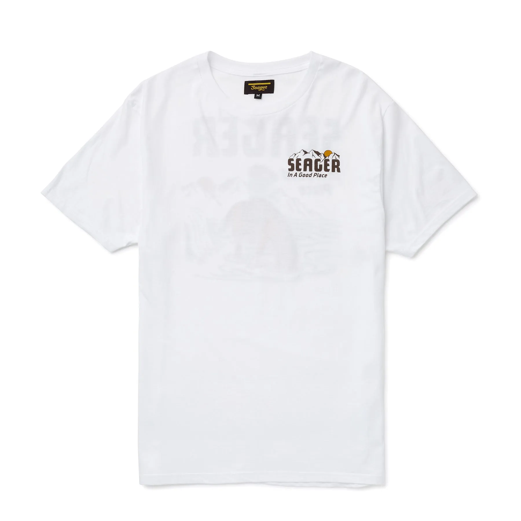SEAGER IN A GOOD PLACE TEE - WHITE sold by Sun Diego Boardshops product image thumbnail 2