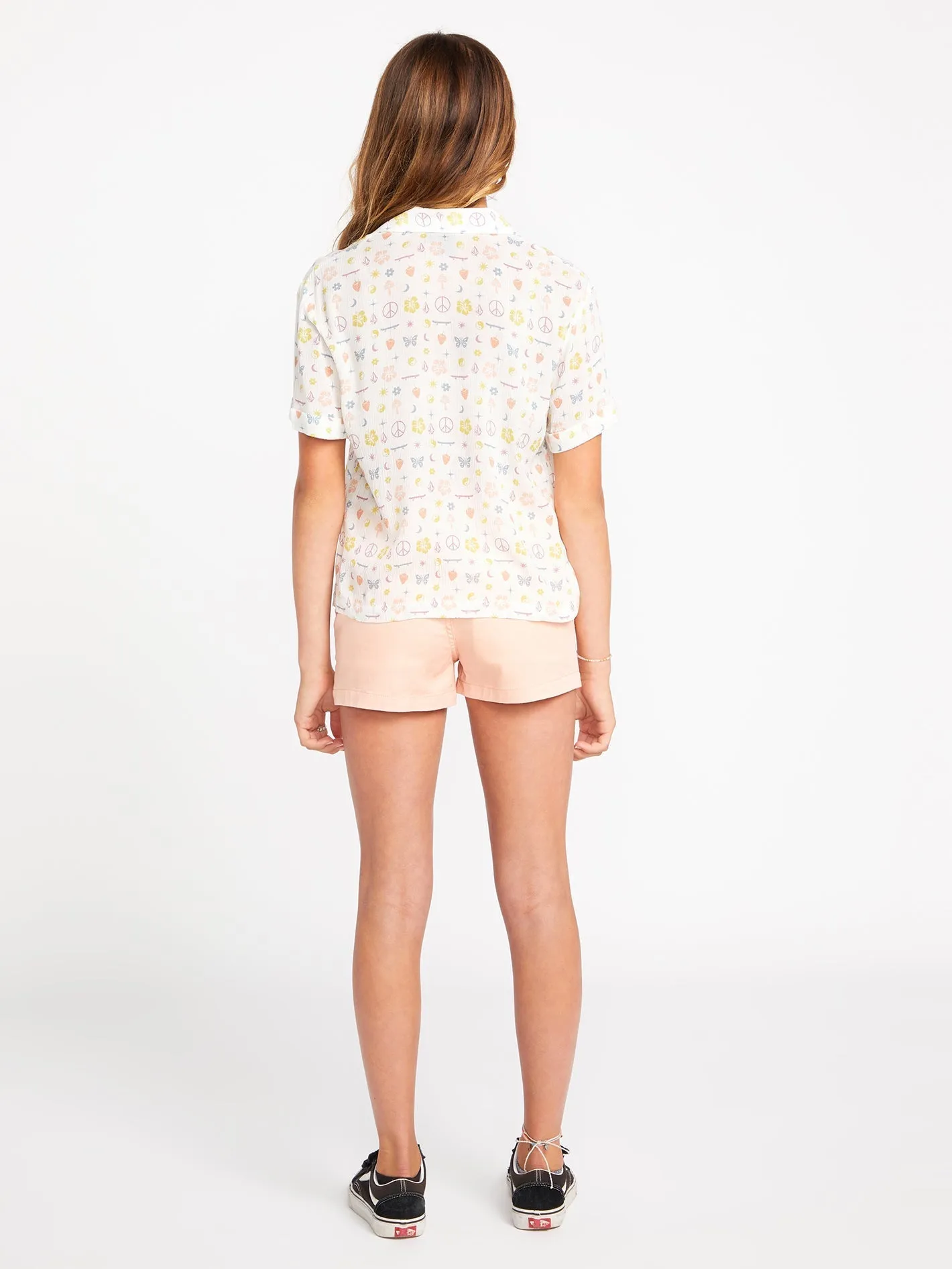 Girls Stickerbook Top - Star White sold by Sun Diego Boardshops product image thumbnail 2