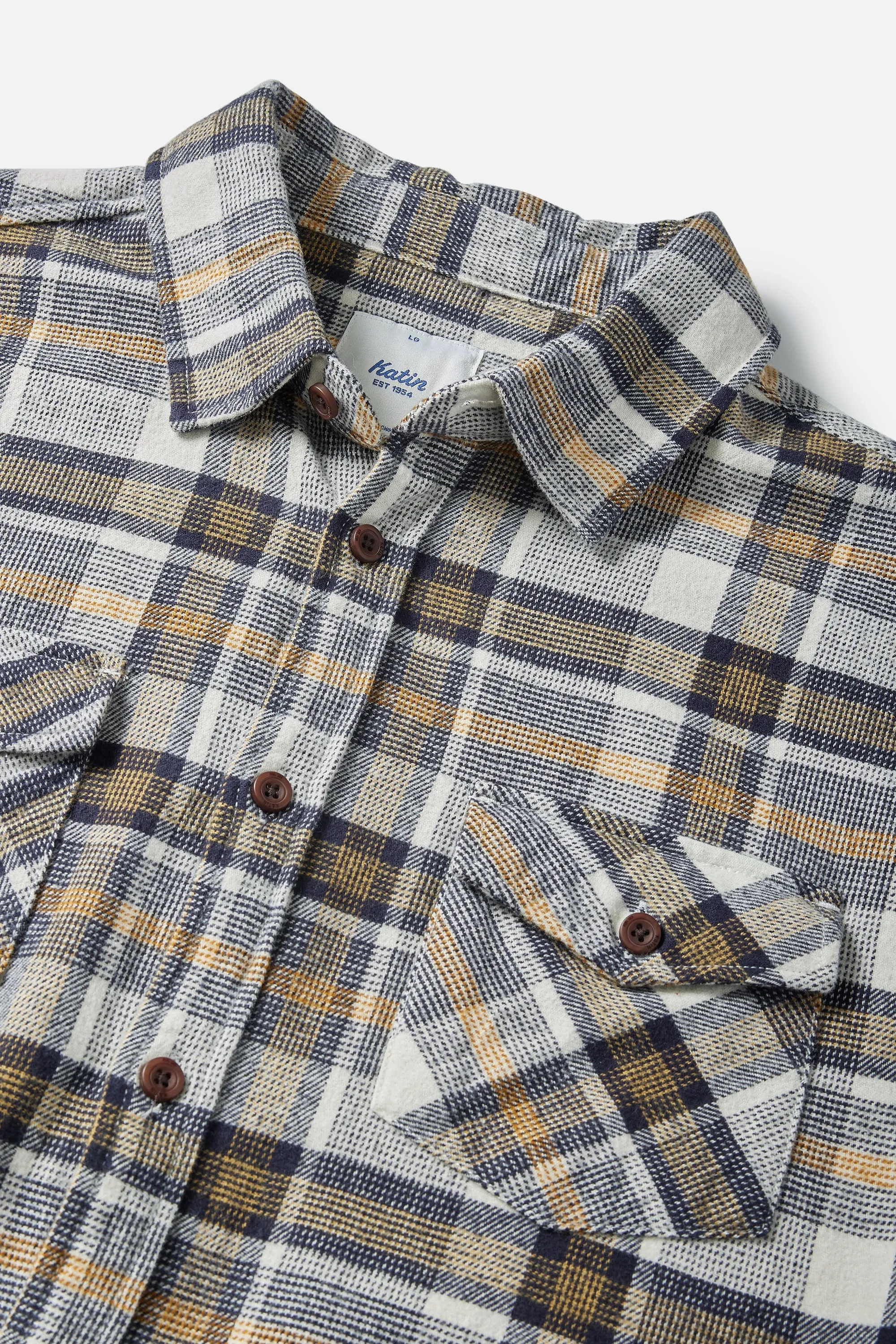 Katin Vincent Flannel - Vintage White sold by Sun Diego Boardshops product image thumbnail 4