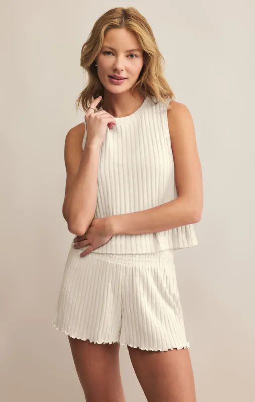 Z-Supply Sloane Rib Tank - BONE sold by Sun Diego Boardshops